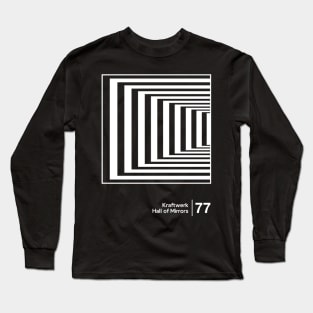 Hall of Mirrors  - Minimalist Graphic Design Artwork Long Sleeve T-Shirt